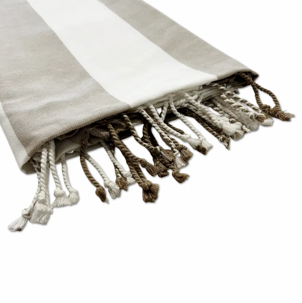 Fouta telo mare jolie Antigua Sabbia 100 x 200