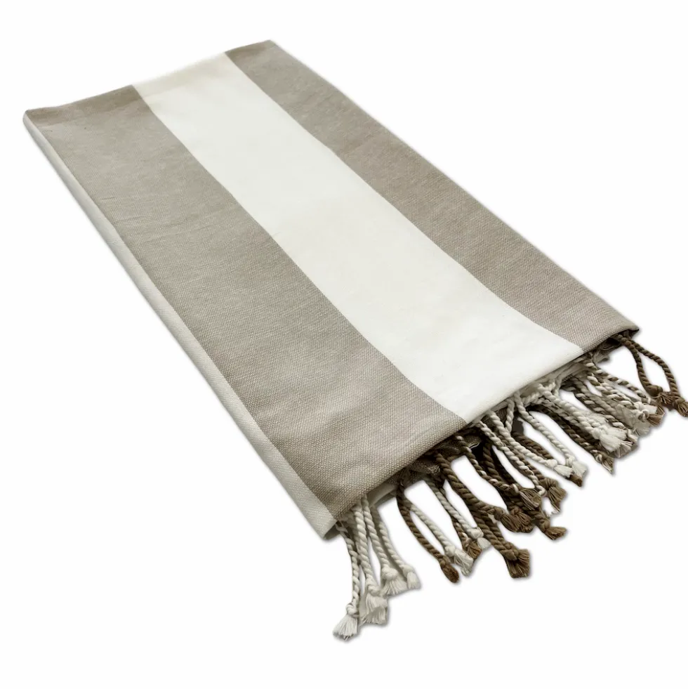 Fouta telo mare jolie Antigua Sabbia 100 x 200