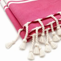Fouta telo mare Jolie Classic Fuxia 100 x 200