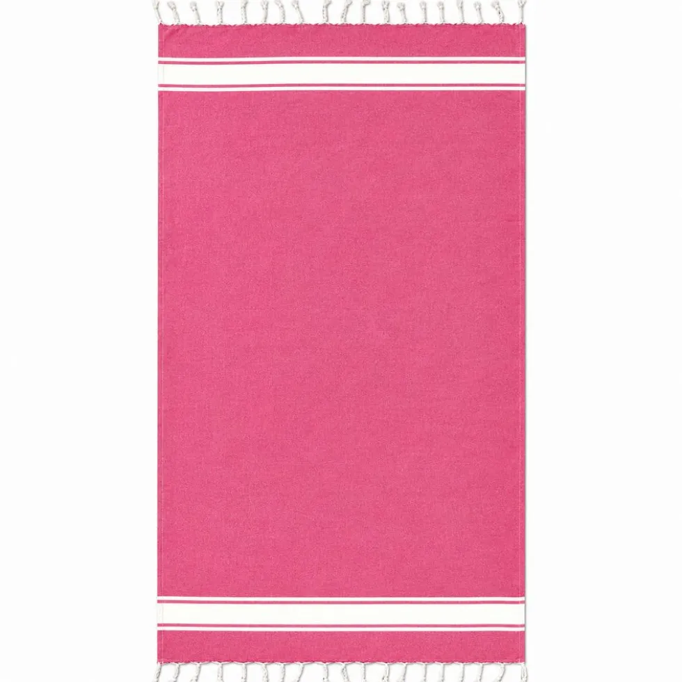 Fouta telo mare Jolie Classic Fuxia 100 x 200