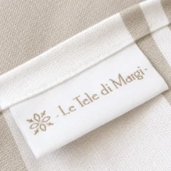 Fouta telo mare Jolie Classic Tortora 100 x 200