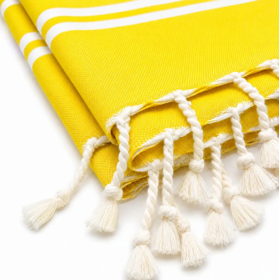 Fouta telo mare Jolie Classic Giallo 100 x 200