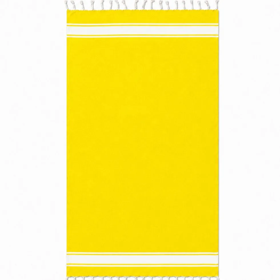 Fouta telo mare Jolie Classic Giallo 100 x 200