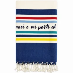 Fouta Telo Mare Love Fish 100 x 200