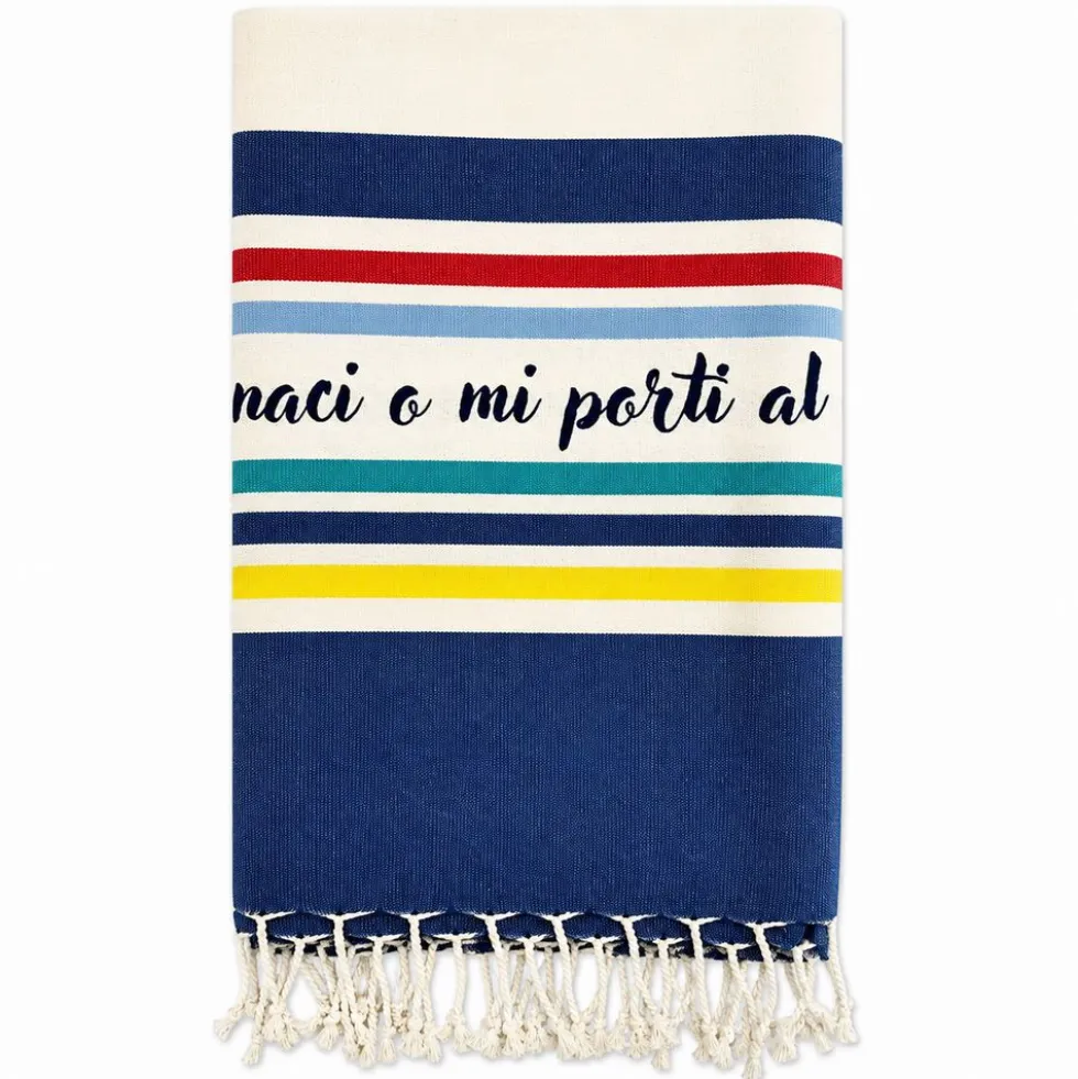 Fouta Telo Mare Love Fish 100 x 200