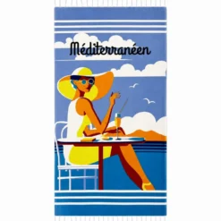 Fouta Telo Mare Mediterranèen 90 x 190