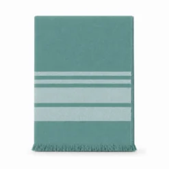 Fouta Telo Mare Paraggi Frange Verde 100x200