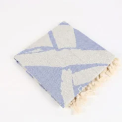 Fouta telo mare retro spugna Bluy Blu 90x170