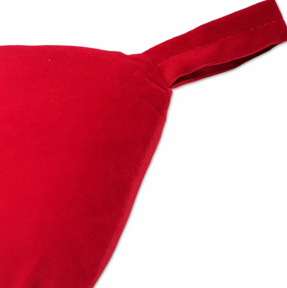 Ghirlanda addobbo Albero Velluto Rosso