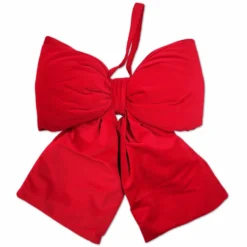 Ghirlanda addobbo Fiocco Rosso