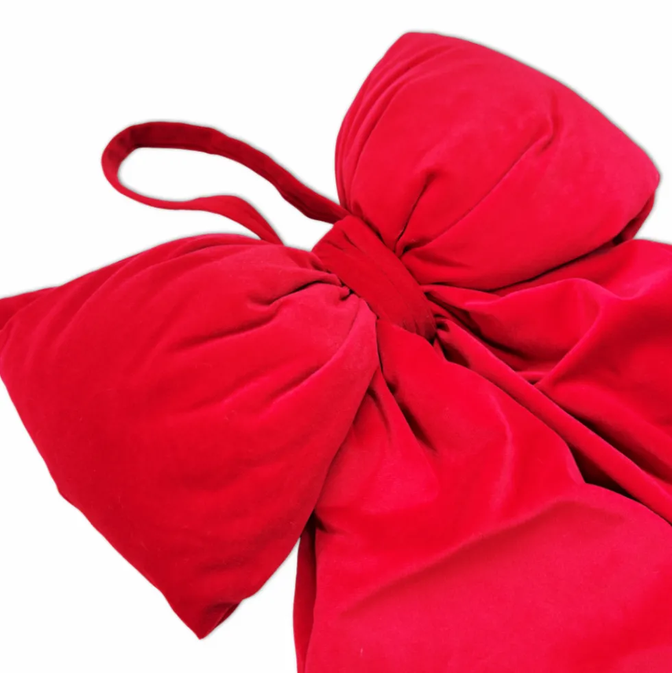 Ghirlanda addobbo Fiocco Rosso