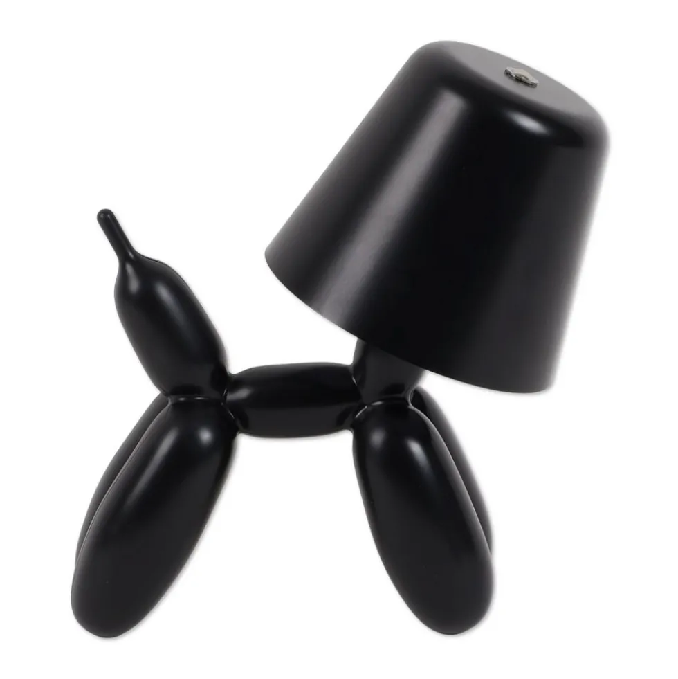 Lampada LED Puppy Nera