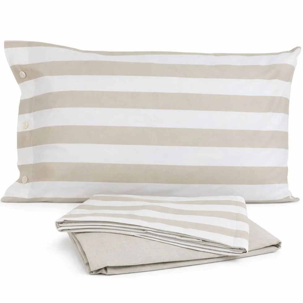 Lenzuolo Copriletto Lumiere Cavalieri Riga Beige VAR. 10