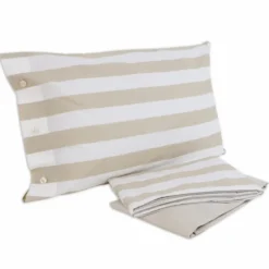 Lenzuolo Copriletto Lumiere Cavalieri Riga Beige VAR. 10