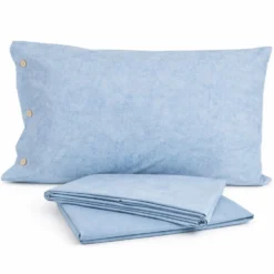 Lenzuolo Copriletto Lumiere Cavalieri Nebbia Azzurro VAR. 4
