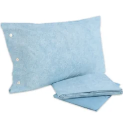 Lenzuolo Copriletto Lumiere Cavalieri Nebbia Azzurro VAR. 4