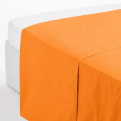 Lenzuolo sopra Joli Arancio Singolo