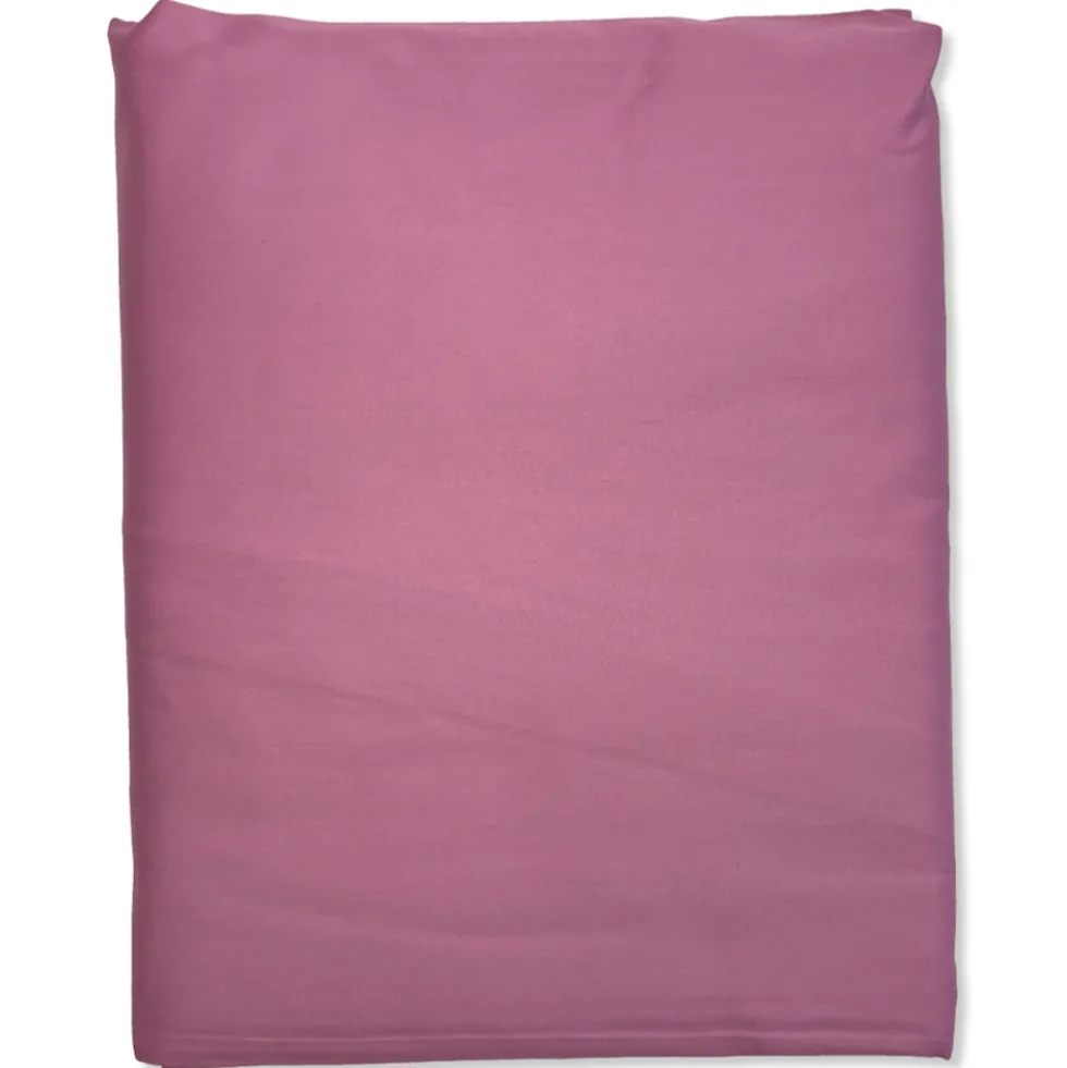 Lenzuolo sotto con angoli e elastici in raso rosa malva Matrimoniale