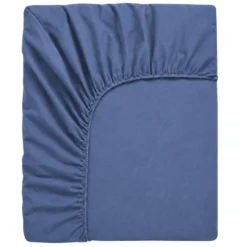Lenzuolo sotto con angoli Jersey Blu Piazza e mezzo