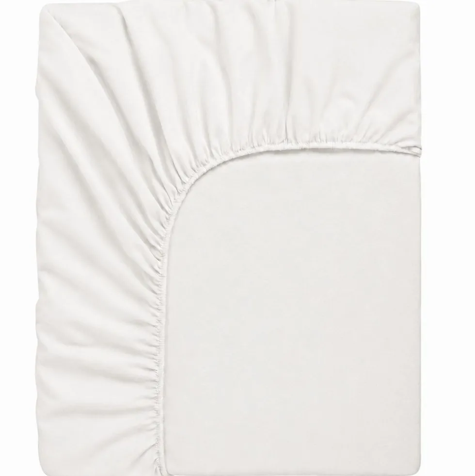 Lenzuolo sotto con angoli Jersey Bianco Piazza e mezzo