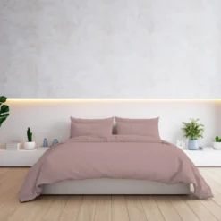 Lenzuolo sotto tutto elastico Percalle Rosa Singolo