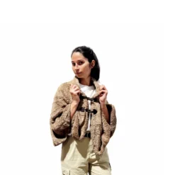 Mantella - Poncho Soffice Dody tortora