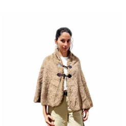Mantella - Poncho Soffice Dody tortora