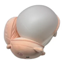 Maschera da viaggio con peluches 2 in 1 maialino