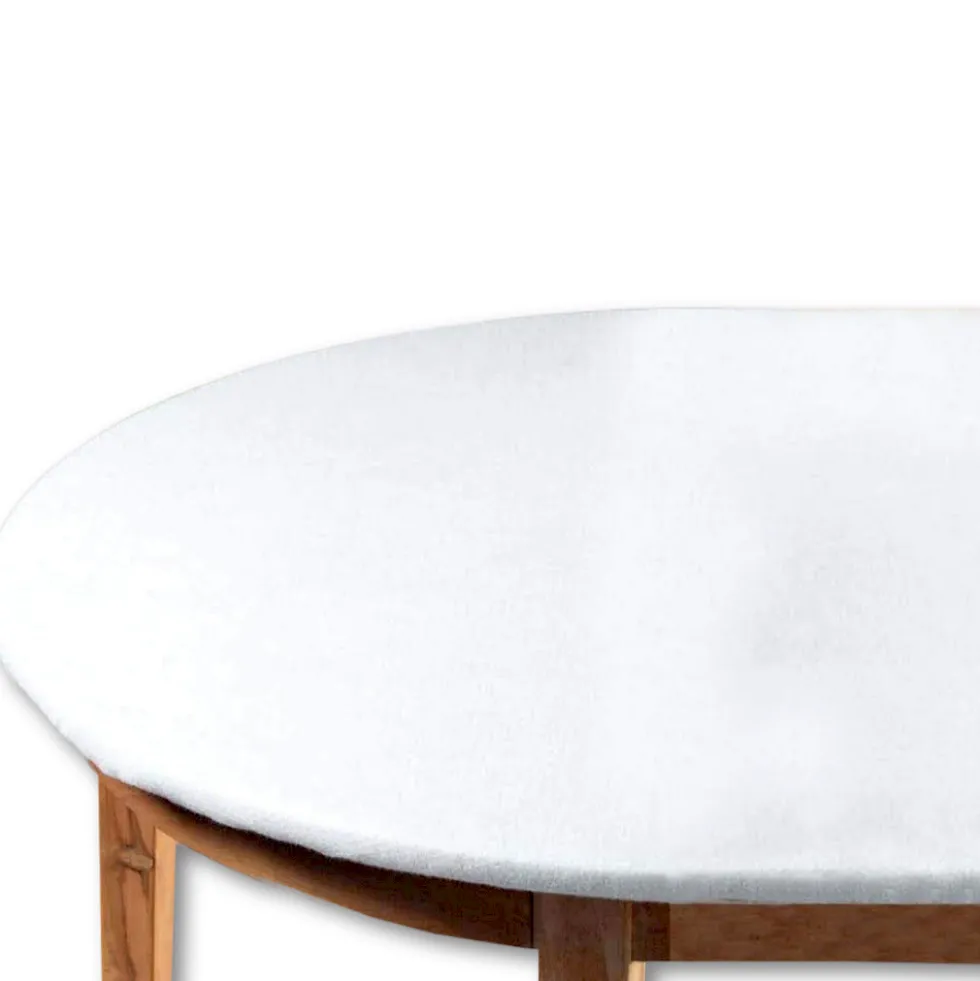 Mollettone salvatavolo ovale cm 140 x 180