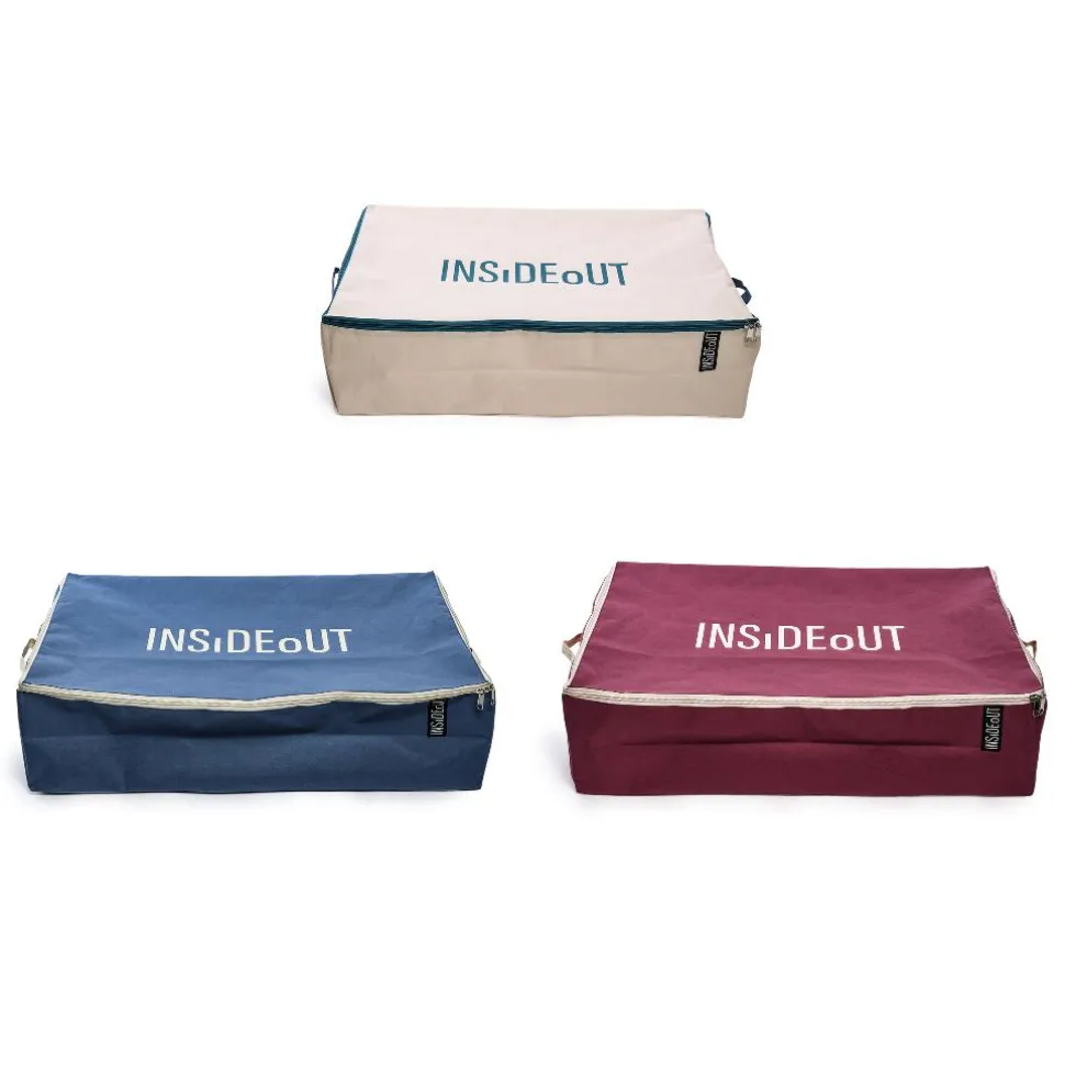 Organizer scatola Cambiostagione InsideOut Panna 60 x 40 x 16