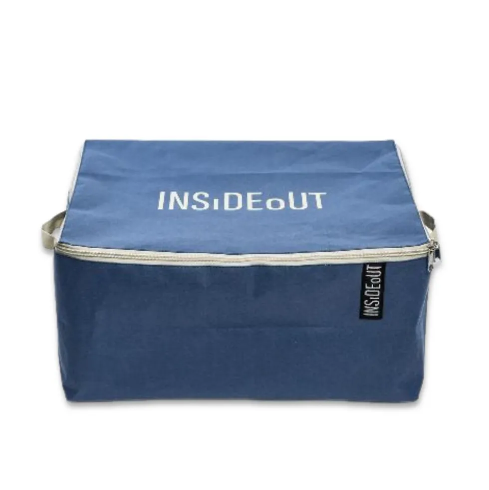 Organizer scatola Cambiostagione InsideOut Blu 40 x 30 x 20