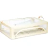 Organizer scatola Cambiostagione in PVC Panna 60 x 40 x 16