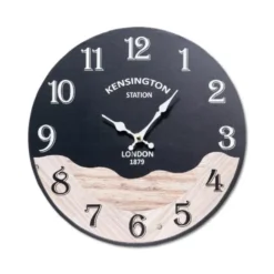 Orologio da parete Kensington Nero D. 33 cm