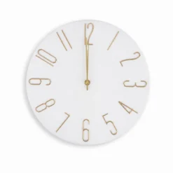 Orologio da parete Nasvin Bianco D. 30 cm