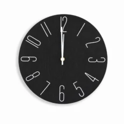 Orologio da parete Nasvin Nero D. 30 cm