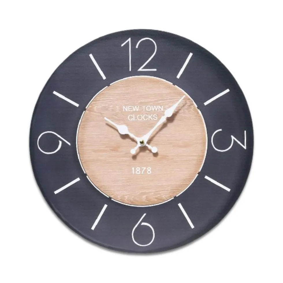 Orologio da parete Nero D. 33 cm
