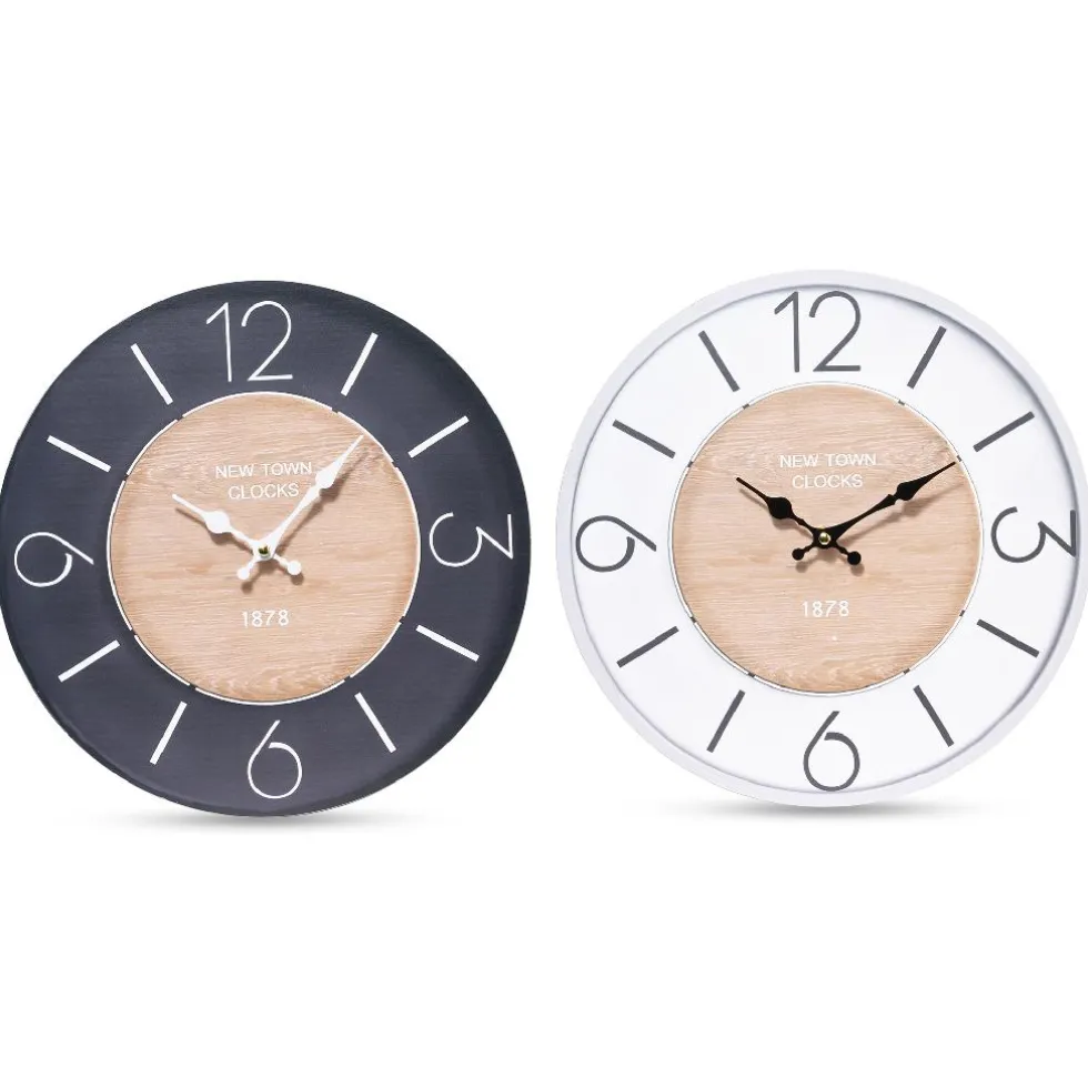 Orologio da parete Nero D. 33 cm
