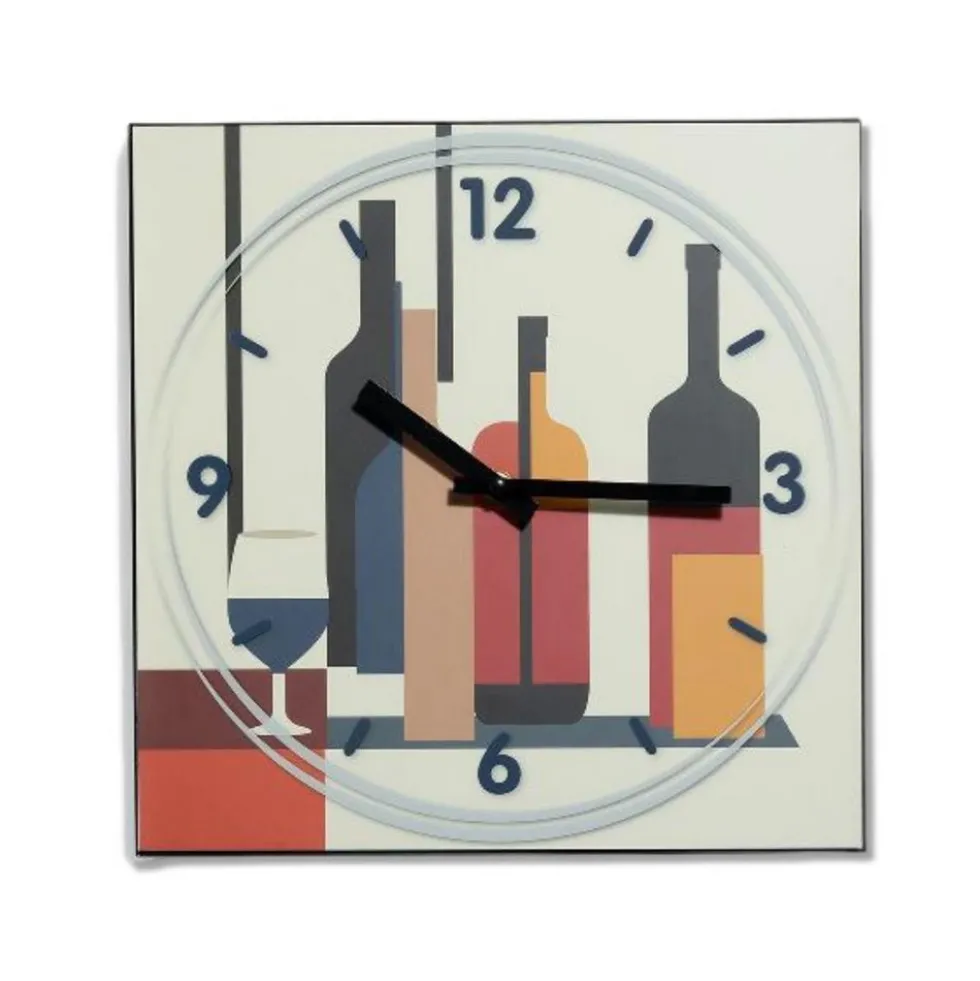 Orologio da parete Wine Time