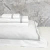 Parure Copripiumino CREOLE Corsica Bianco/Grigio Matrimoniale