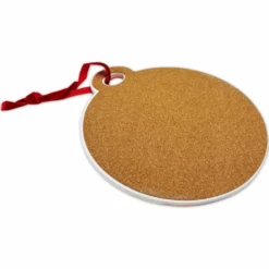 Piastrella Palla da appendere in ceramica Babbo dis. 4