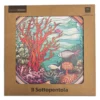 Piastrella sottopentola Mosaico corallo diam. 15