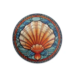 Piastrella sottopentola Mosaico conchiglia diam. 20