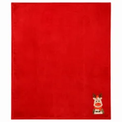 Plaid Cervo ricamato 130 x 160