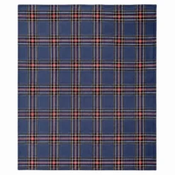 Plaid cuscino Kilt Blu
