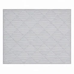 Plaid Imbottito double face stampato Jaipur Fiori Grigi Tortora 130x170