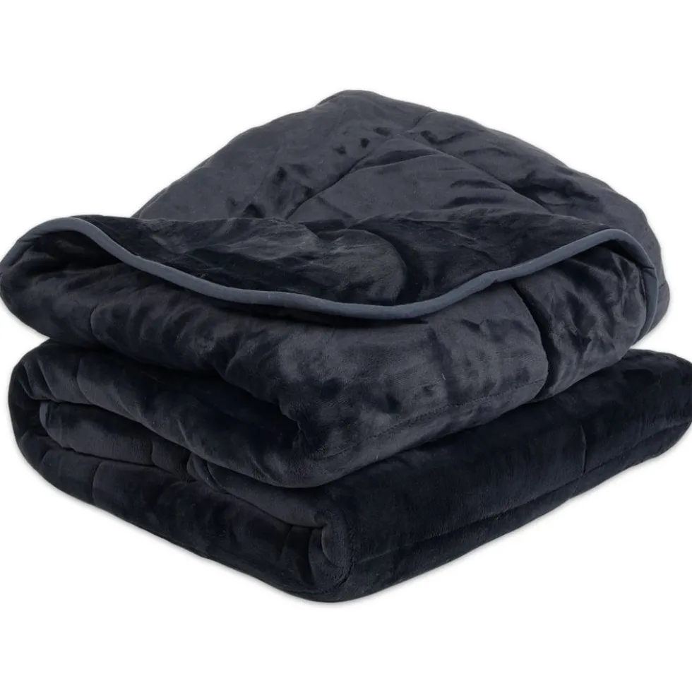 Plaid Imbottito Sensitive Nero 140 x 180