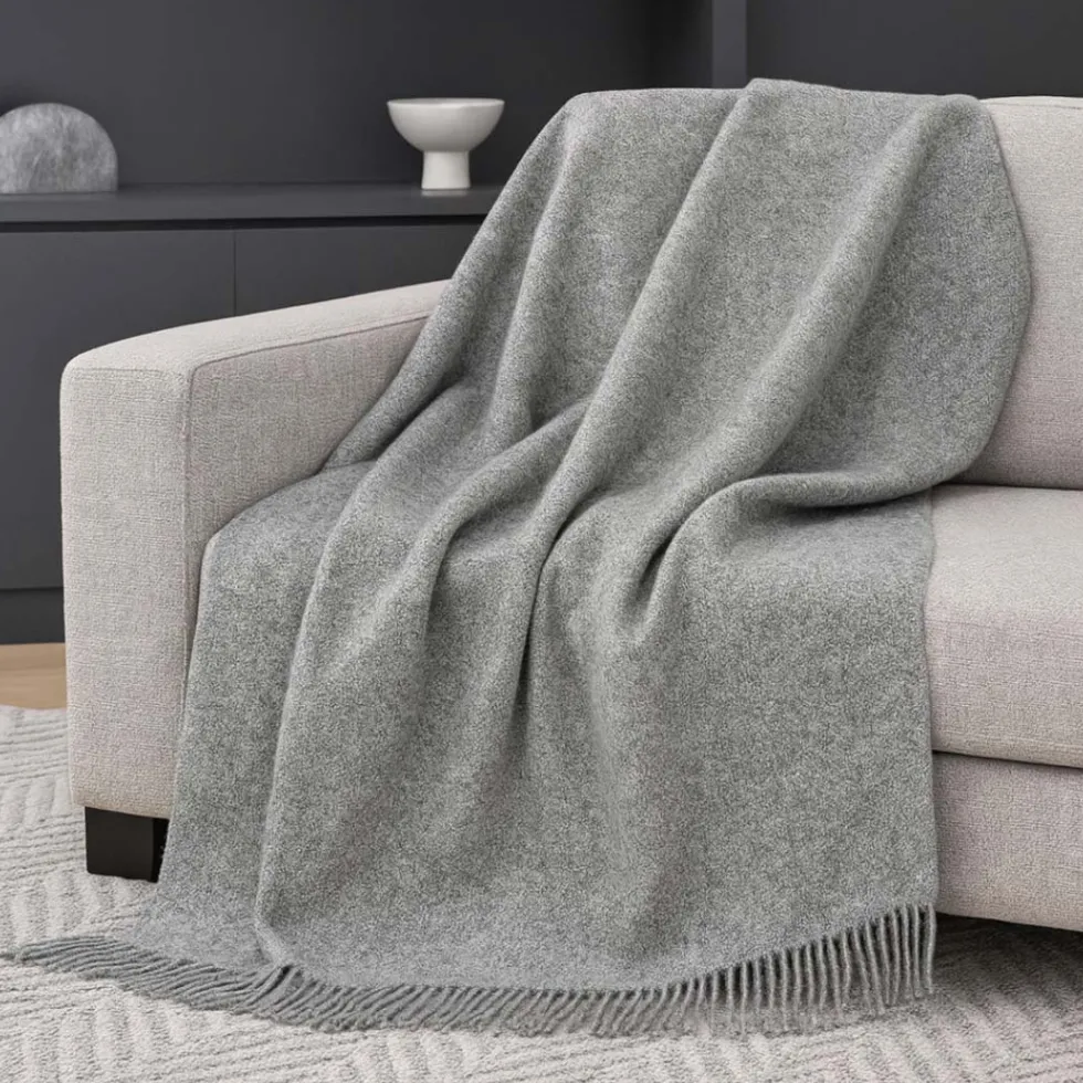 Plaid Jacquard Norma Grigio 130 x 180