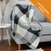 Plaid Linè Piquè Matrimoniale Grigio 210 x 240