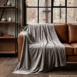 Plaid Relais tortora singolo 160 x 210