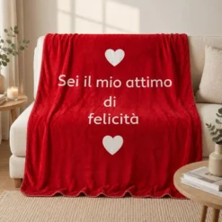 Plaid Sei il mio attimo di Felicità 130 x 160